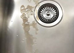 Cum thoroughly concerning sink!!